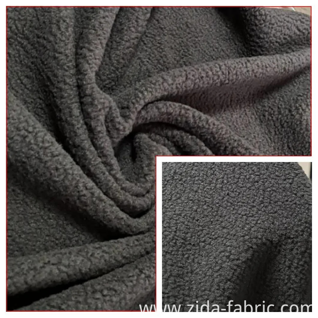 100%Polyester Rabbit-Like Mink Hair Knitted Fabric